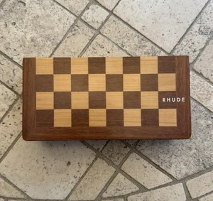 Rhude Wooden Glasses Jewelry Case - Picture 1 of 3