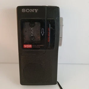 Sony M-440V Microcassette-Corder Black Handheld VOR Voice Cassette Tape Recorder - Picture 1 of 5