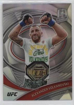 2021 Panini Chronicles UFC Spectra Silver Alexander Volkanovski #295 - Image 1 of 2