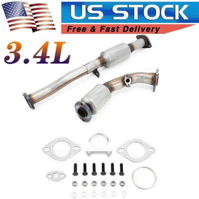 Convertidor catalítico delantero trasero para Toyota Tacoma 3,4 L 2000 2001 2002 2003 2004 Foto 1 de 4