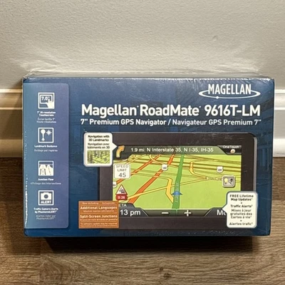 Magellan RoadMate 9616T-LM 7" Premium 3D Landmarks GPS Navigator System NIB - Image 1 of 4