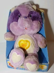 1980er Vintage 1984 Care Bear Cousins Bright Heart Waschbär OVP 13 Zoll Plüsch - Bild 1 von 23