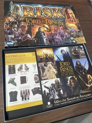 RISK Lord of the Rings Trilogy Edition - Game Pieces SEALED NEW - Image 1 of 4