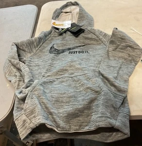 Nike Youth Boys Zip Fleece Hoodie M-10-12 Gray - Picture 1 of 4