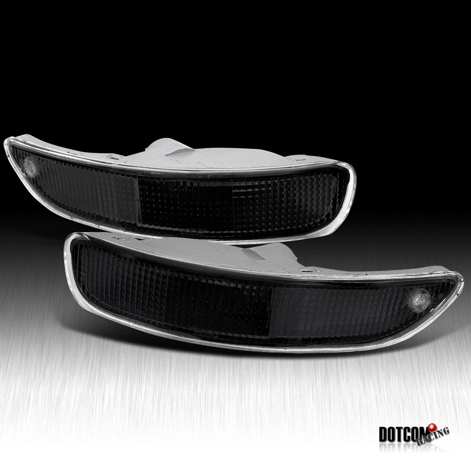 Fit 1993-1997 Toyota Corolla Black Bumper Lights Signal Driving Lamps 94 95 96 Foto 1 de 4