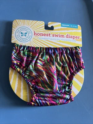 Honest Swim Diaper Reusable Medium 16-21 lbs Splash Girl Baby Baby Boy Unisex - Image 1 of 4