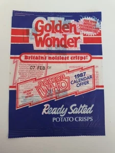 Golden Wonder Doctor Who Crisp bag 1986 - Foto 1 di 2