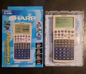 Sharp EL-9900 - Equation Editor Scientific Calculator - Complete / working - VGC - Picture 1 of 24