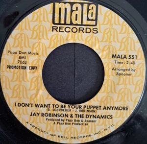 northern soul jay Robinson & the Dynamics I don't want to be your puppet anymore - Picture 1 of 1
