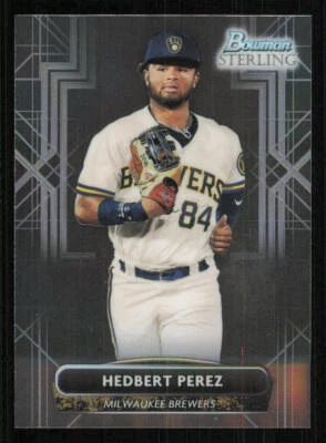 2022 Bowman Sterling Prospects #BSP54 Hedbert Perez - Image 1 of 2