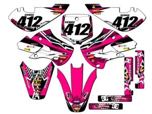 2000-2009 DRZ 110 MAYHEM Pink Senge Graphics Kit Compatible with Suzuki - Picture 1 of 10