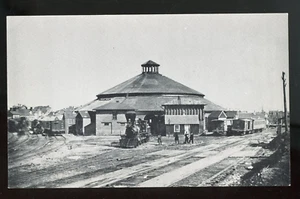 ¡CASA REDONDA DEL FERROCARRIL MILITAR DE EE. UU. ALEJANDRÍA, VIRGINIA!! EE39 - Imagen 1 de 2