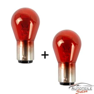 2x Philips PR21/5W rosso/luce freno visione lampada di segnalazione 12495CP luce freno chiusura - Foto 1 di 2