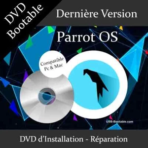 DVD Bootable Parrot OS + Guide d'utilisation - Photo 1/1