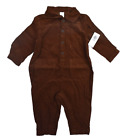 Old Navy Corduroy Long Sleeve Workwear Jumpsuit 1 Piece Brown Toddler 6-12M