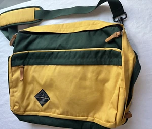 Borsa messenger a tracolla United By Blue gialla e verde con tracolla - Foto 1 di 10