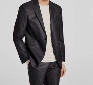 Kenneth Cole Men's Black Techni-Cole 2-Piece Suit Set Size 44L - Picture 1 of 2