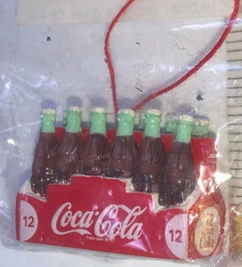 Licensed Coca-Cola Christmas Tree Ornament Enesco New package Dollhouse Mini - Picture 1 of 9