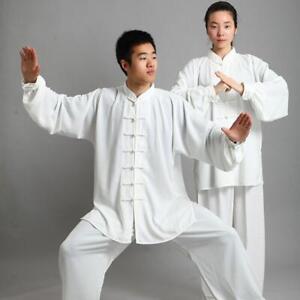 Kung Fu Uniform Traditional Long Sleeved Wushu TaiChi Men Suit Tai Chi Clothes