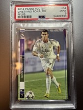 POP 6 RARE 2014 PANINI FOOTBALL LEAGUE #54 CRISTIANO RONALDO PFL05 PSA 9