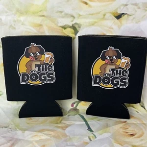 THE DOGS Trinkdose Bier Koozie Cozy Holder Sleeve schwarz Logo Hundetrinken Set 2 - Bild 1 von 11