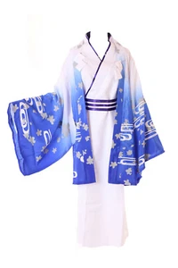 MN-35 Gugure Kokkuri-San Japan Fuchs Geist weiß Kimono Yukata Set Cosplay Kostüm - Bild 1 von 9
