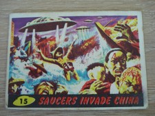 MARS ATTACKS Original Bubbles Bubblegum Card No. 15 1964