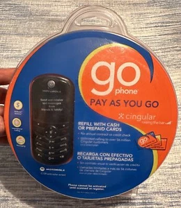 Motorola C series C139 With Color Screen- Black (AT&T) Cellular Phone New In Box - Picture 1 of 8