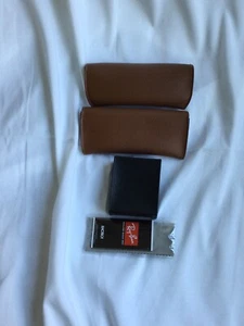 Bundle Ray Ban Sunglasses Eyeglasses Case - Picture 1 of 6