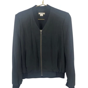 Helmut Lang Women's Black Bomber Jacket Size Small - Picture 1 of 7