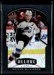2020-21 Upper Deck Allure Black Rainbow Nathan MacKinnon Colorado Avalanche #23