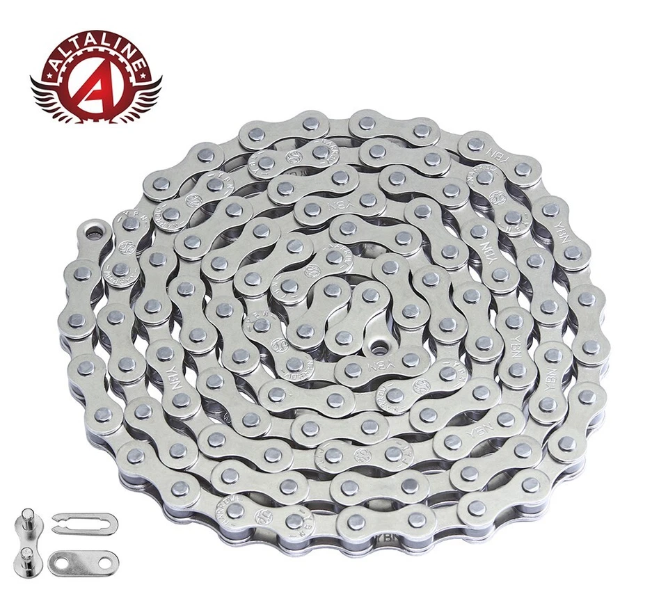 ALTALINE LODO CHROME SINGLE SPEED BICYCLE CHAIN VINTAGE SCHWINN STINGRAY CRUISER BMX BIKE