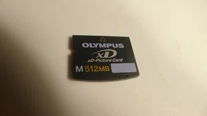 Genuine Olympus 512MB xd-Picture Card Type M MXD512M3 mint condition fuji kodak - Picture 1 of 2