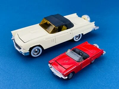 1:36 CORGI TOYS 348 FORD Thunderbird Weiß & 1:64 Juniors VEGA$ Dan Tanner Vegas - Bild 1 von 4