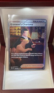 Pokemon Card 151 Giovanni's charisma SAR 207/165 English Near Mint!! Pack Fresh!