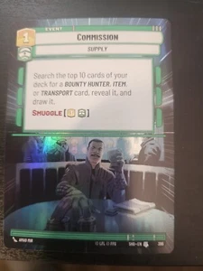 Hyperspace Foil Star Wars Unlimited - Commission - Shadows of the Galaxy - Picture 1 of 2