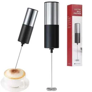Electric Milk Frother for Barista-Style Coffee, Cappuccino, Shakes, and Mini Mix - Picture 1 of 6
