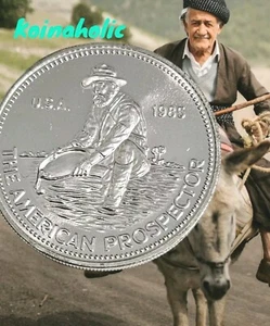 1985 Eagle, 1oz Engelhard American Prospector Silver Round, Low Mintage Fast 🚢 - Picture 1 of 9