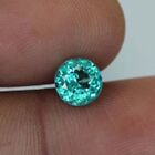 0.64cts 5.3mm Round AAA Color Lustrous Natural Blue Apatite Ring Size Gemstone