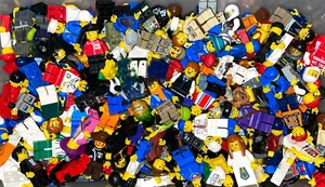 Lego® 10 hermosas figuras ciudad, espacio, castillo, tren, etc. minifigura - Imagen 1 de 2