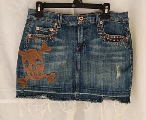 Dept.Of Peace Denim Skirt - Picture 1 of 4