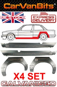 PARA BMW 3 E30 82-87 2 PUERTAS CUPÉ X2 PANEL DE REPARACIÓN ARCO RUEDA TRASERA X2 UMBRAL COMPLETO X4 - Imagen 1 de 12