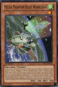 3X Mecha Phantom Beast Warbluran JOTL-EN022 / 1ST / RARE / MINT / YU-GI-OH - Picture 1 of 1