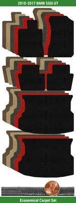 Juego de alfombrillas Lloyd Custom Velourtex para BMW 550i GT 2010-2017 (5 piezas) #U4 Foto 1 de 4