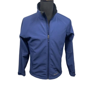 Marmot Fleece lined zip jasket Small Blue Accent Zippers and Logo - Picture 1 of 20