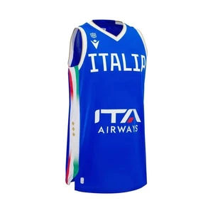 BASKETBALL ITALY - JERSEY SHIRT AWAY - MACRON - Season 2025/26 - Picture 1 of 5