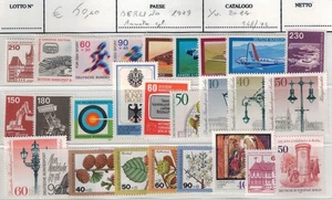 BERLINO 1979 Annata completa 27v MNH** - Picture 1 of 1