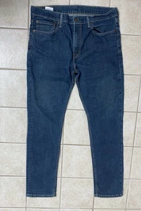 Jeans uomo Levis 511 slim blu 34x30 (effettivo) 36x32 etichettato cotone elasticizzato denim 5 - Foto 1 di 9
