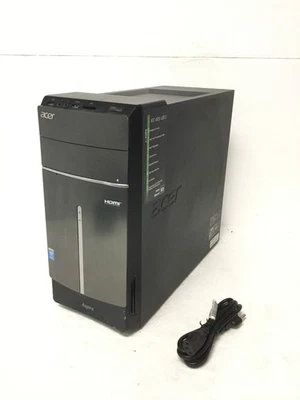 Acer Aspire TC-605 Computer i5-4440 3.20GHZ 4th Gen w/4Gb Ram, DVD-RW, WORKS - Image 1 of 4