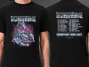 Scorpions European Tour 2025 T-Shirt | Robotic Design Two-Sided Band Tee - Picture 1 of 1